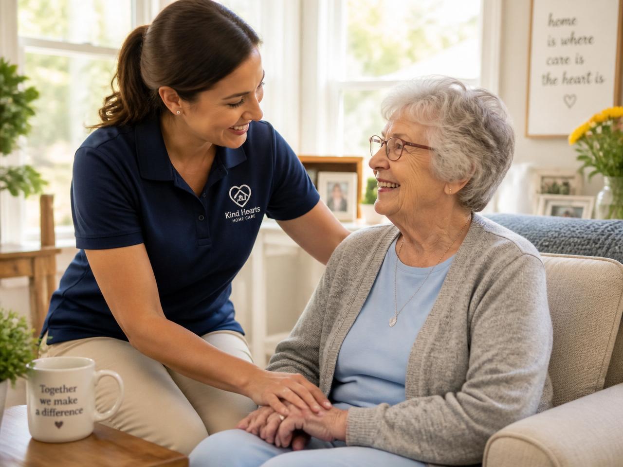 MCHS Home Care caregiver supporting a senior at home